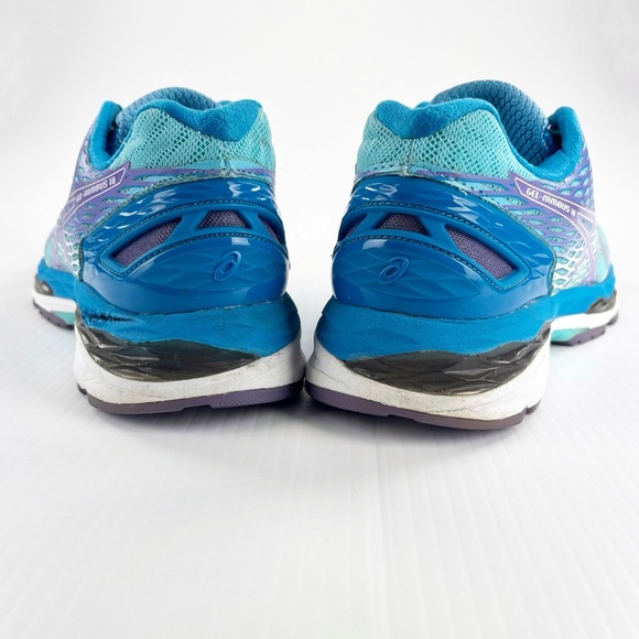 Asics Gel Nimbus 18 Blue Athletic Running Sneakers Shoes AS IS - Picture 5 of 7
